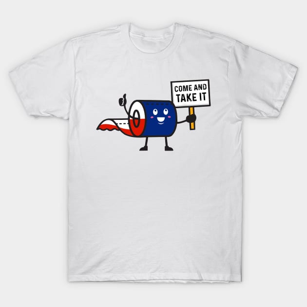 Toilet Paper Come and Take It Survived Gift T-Shirt by KiraT